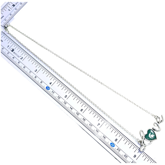 2 Michigan State University Spartans MSU Pendant Necklaces 5 Charm Love Silver T - Picture 6 of 6